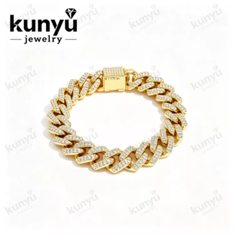 Cuban Link Hip Hop armbånd Cuban Link Hip Hop armbånd