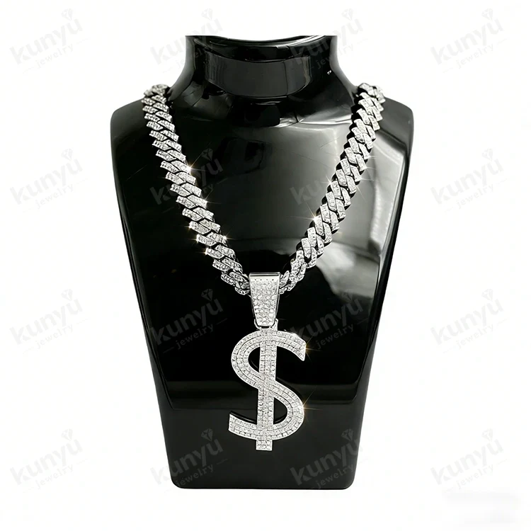 Hip Hop Dollar Sign Halskæde