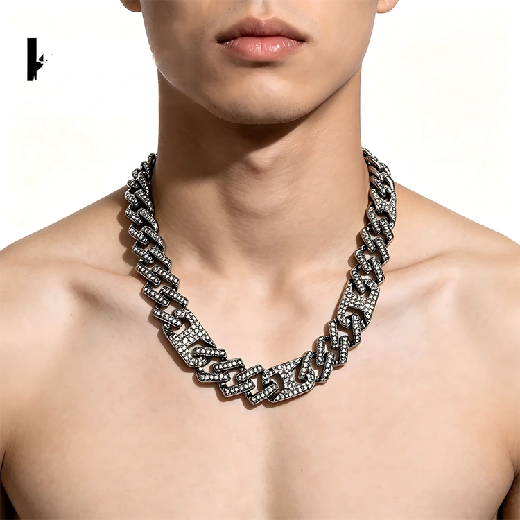 Iced Out cubansk kæde