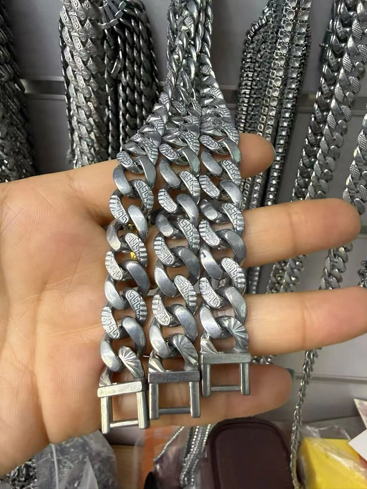 Handcrafted Link Silver Plated Chain